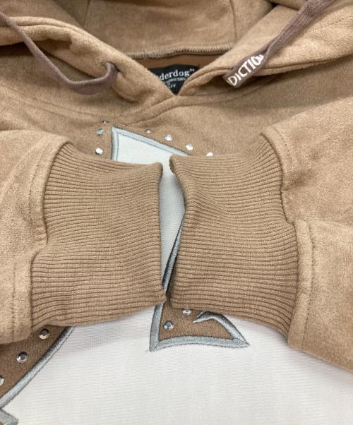 GALFY（ガルフィー）GALFY (ガルフィー) GALLIS ADDICTION (ガリスアディクション) スウェードキラキラSETUP ブラウン サイズ:Lの古着・服飾アイテム