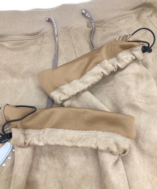 GALFY（ガルフィー）GALFY (ガルフィー) GALLIS ADDICTION (ガリスアディクション) スウェードキラキラSETUP ブラウン サイズ:Lの古着・服飾アイテム