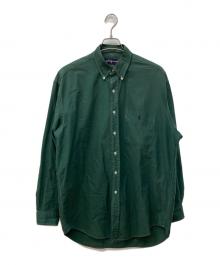 RALPH LAUREN（ラルフローレン）の古着「BIG SHIRT/オーバーサイズシャツ」｜グリーン