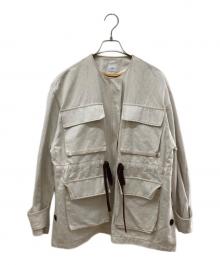 IHNN（イン）の古着「マルチポケットジップ」｜アイボリー