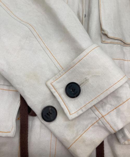 IHNN（イン）IHNN (イン) マルチポケットジップ アイボリー サイズ:Sの古着・服飾アイテム