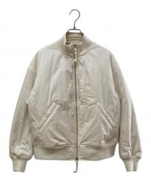 nanamica（ナナミカ）の古着「Insulation Varsity Jacket/中綿ブルゾン」｜ベージュ