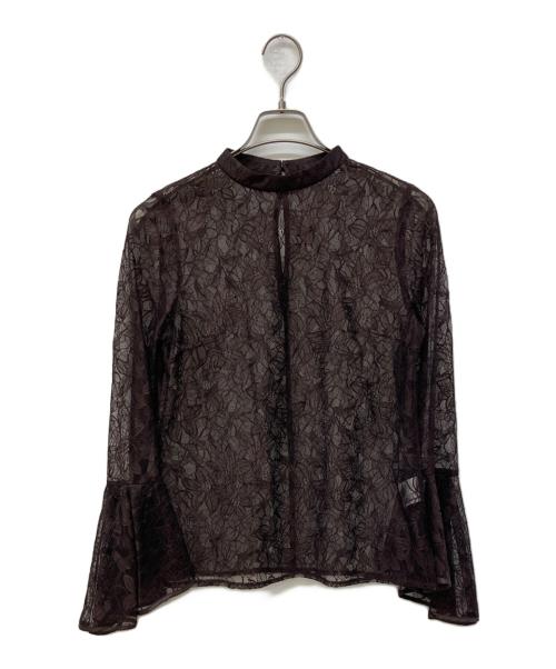 ANDRESD（アンドレスド）ANDRESD (アンドレスド) bell sleeve slit dress/ワンピース ブラウン サイズ:Ⅿの古着・服飾アイテム