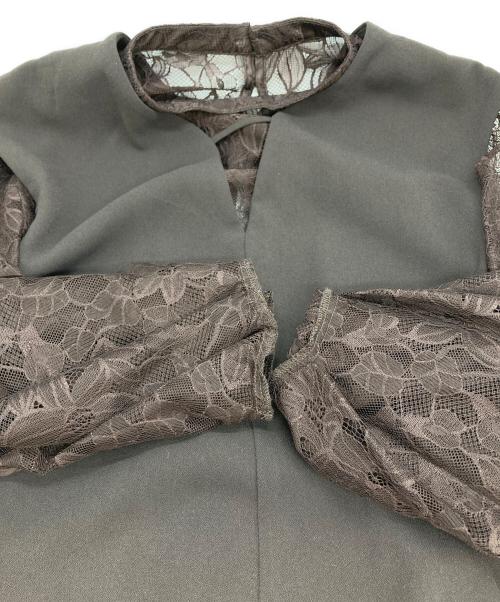 ANDRESD（アンドレスド）ANDRESD (アンドレスド) bell sleeve slit dress/ワンピース ブラウン サイズ:Ⅿの古着・服飾アイテム