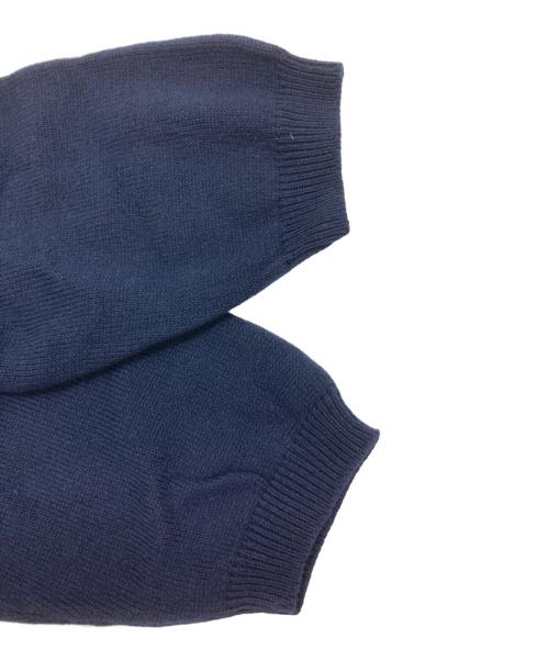 LUTAYS（リュテス）LUTAYS (リュテス) カシミヤ混ニットポロシャツ ネイビー サイズ:52の古着・服飾アイテム