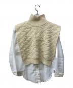 Ameriアメリ）の古着「DAMAGE SET SHIRT SHEER」｜アイボリー