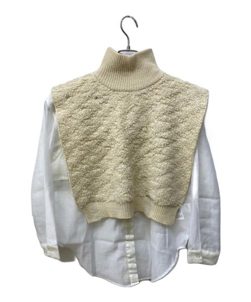 Ameri（アメリ）Ameri (アメリ) DAMAGE SET SHIRT SHEER アイボリー サイズ:Freeの古着・服飾アイテム