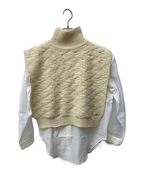 Ameri（アメリ）Ameri (アメリ) DAMAGE SET SHIRT SHEER アイボリー サイズ:Freeの古着・服飾アイテム