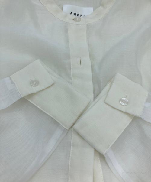 Ameri（アメリ）Ameri (アメリ) DAMAGE SET SHIRT SHEER アイボリー サイズ:Freeの古着・服飾アイテム