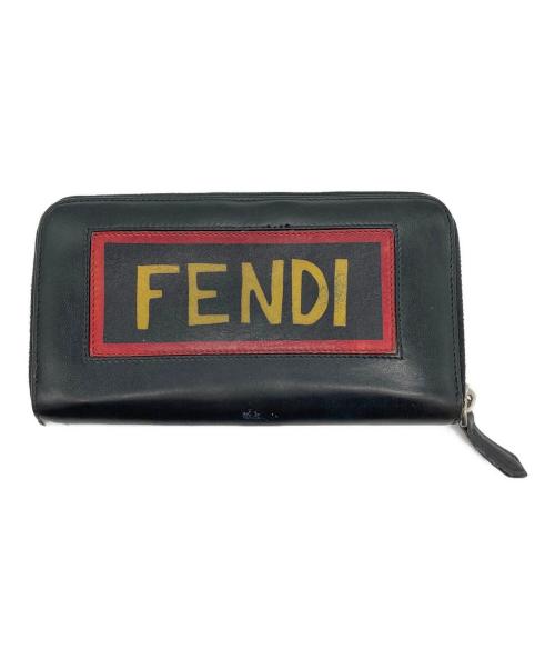 FENDI（フェンディ）FENDI (フェンディ) 長財布 ブラックの古着・服飾アイテム