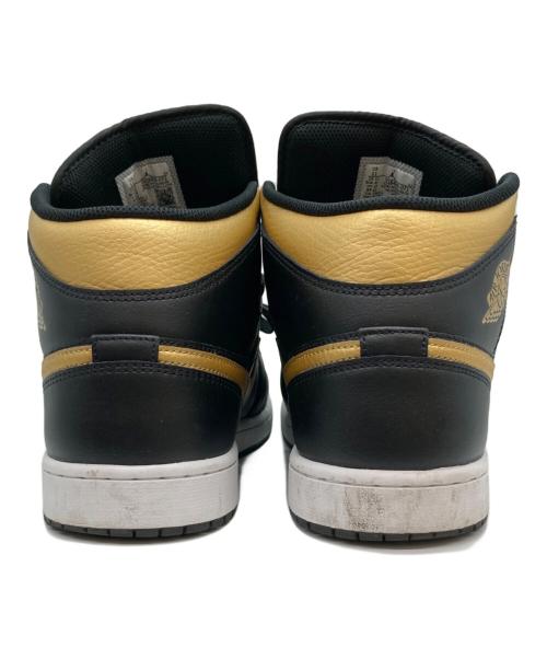 NIKE（ナイキ）NIKE (ナイキ) ハイカットスニーカー/Air Jordan 1 Mid ブラック/Black/Metallic  サイズ:29の古着・服飾アイテム