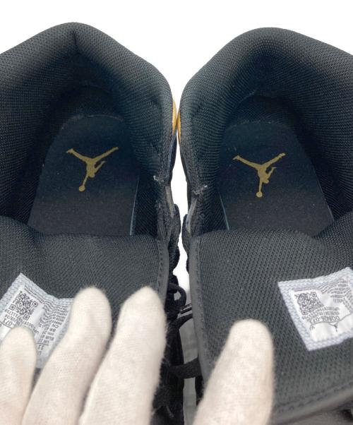 NIKE（ナイキ）NIKE (ナイキ) ハイカットスニーカー/Air Jordan 1 Mid ブラック/Black/Metallic  サイズ:29の古着・服飾アイテム
