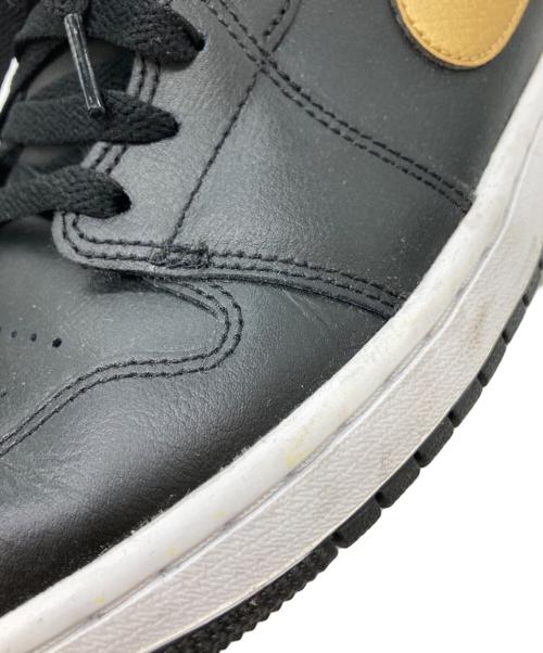 NIKE（ナイキ）NIKE (ナイキ) ハイカットスニーカー/Air Jordan 1 Mid ブラック/Black/Metallic  サイズ:29の古着・服飾アイテム