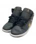 NIKE（ナイキ）の古着「ハイカットスニーカー/Air Jordan 1 Mid」｜ブラック/Black/Metallic 