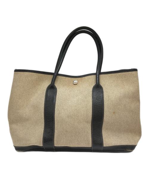 HERMES（エルメス）HERMES (エルメス) トートバッグ アイボリー×ネイビー サイズ:-の古着・服飾アイテム