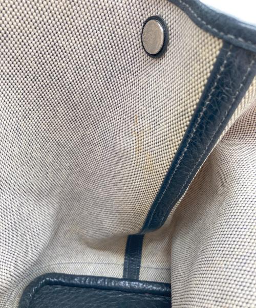 HERMES（エルメス）HERMES (エルメス) トートバッグ アイボリー×ネイビー サイズ:-の古着・服飾アイテム