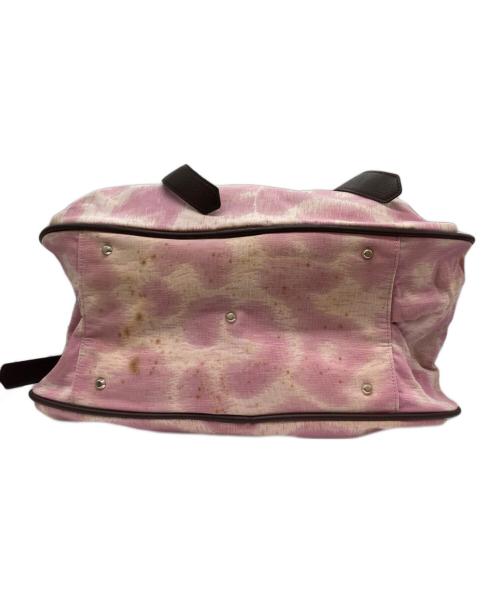 Vivienne Westwood（ヴィヴィアンウエストウッド）Vivienne Westwood (ヴィヴィアンウエストウッド) ヤスミン/レオパード柄オーブアイコントートバッグ ピンク×ブラウン サイズ:-の古着・服飾アイテム