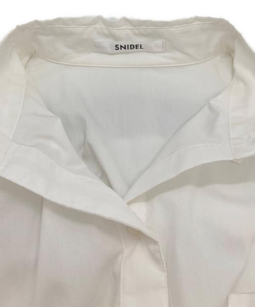 Snidel（スナイデル）Snidel (スナイデル) オーバーシャツドッキングワンピース ホワイト サイズ:Sの古着・服飾アイテム