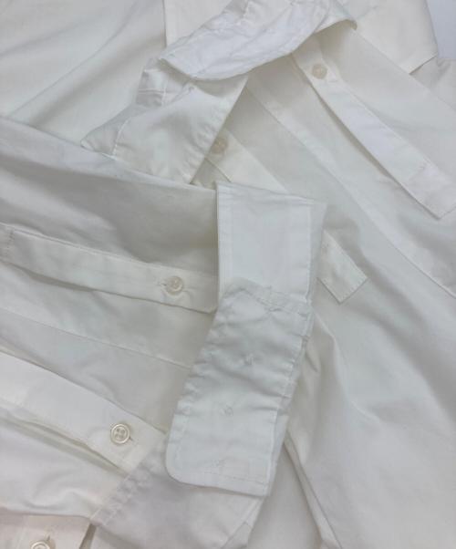 Snidel（スナイデル）Snidel (スナイデル) オーバーシャツドッキングワンピース ホワイト サイズ:Sの古着・服飾アイテム