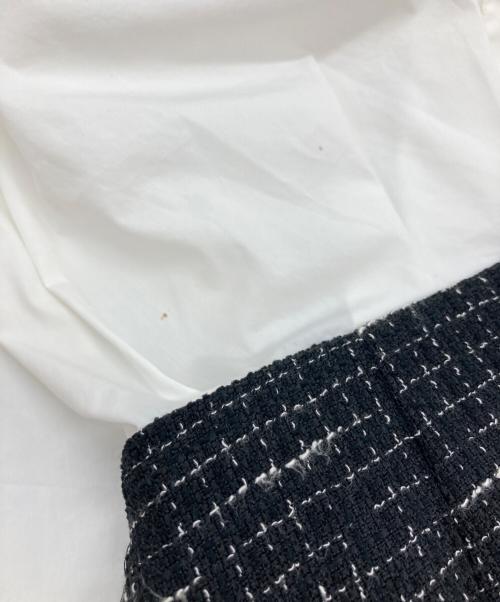 Snidel（スナイデル）Snidel (スナイデル) オーバーシャツドッキングワンピース ホワイト サイズ:Sの古着・服飾アイテム