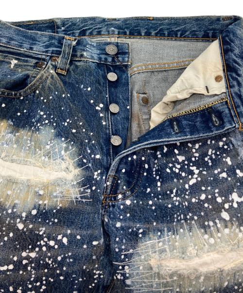 LEVI'S（リーバイス）LEVI'S (リーバイス) ペイント加工501XX復刻デニムパンツ インディゴ サイズ:29の古着・服飾アイテム