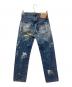 LEVI'S (リーバイス) ペイント加工501XX復刻デニムパンツ インディゴ サイズ:29：23000円