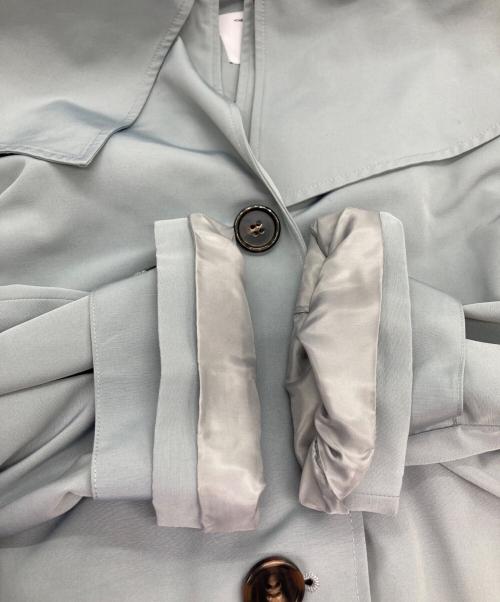 regleam（リグリーム）regleam (リグリーム) 2wayトレンチコート スカイブルー サイズ:Ⅿの古着・服飾アイテム