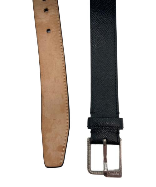 Maison Margiela（メゾンマルジェラ）Maison Margiela (メゾンマルジェラ) メタルバックルレザーベルト ブラック サイズ:80の古着・服飾アイテム