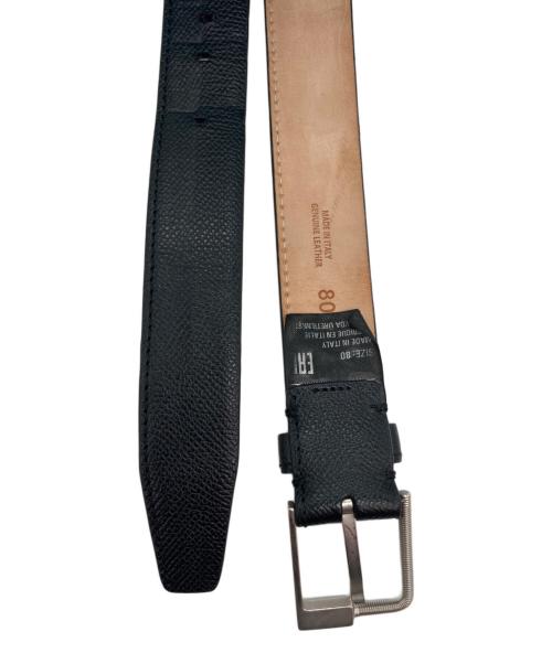 Maison Margiela（メゾンマルジェラ）Maison Margiela (メゾンマルジェラ) メタルバックルレザーベルト ブラック サイズ:80の古着・服飾アイテム