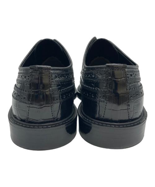 kenford（ケンフォード）kenford (ケンフォード) クロコ型押しウイングチップシューズ ブラック サイズ:27の古着・服飾アイテム