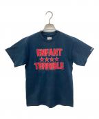 NUMBER (N)INEナンバーナイン）の古着「プリントTシャツ」｜ネイビー