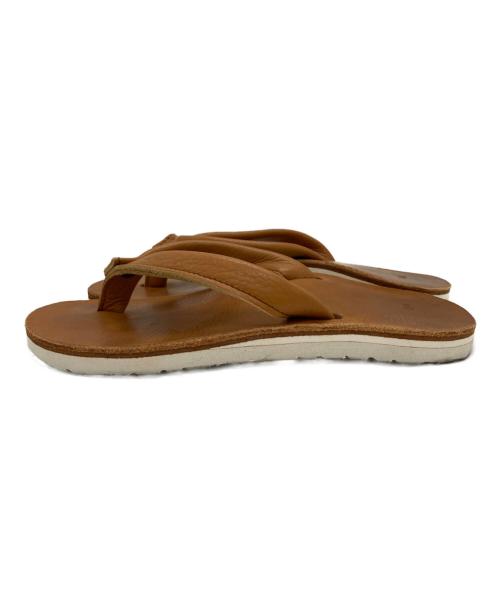 BIRKENSTOCK（ビルケンシュトック）BIRKENSTOCK (ビルケンシュトック) レザーサンダル ブラウン サイズ:6Nの古着・服飾アイテム