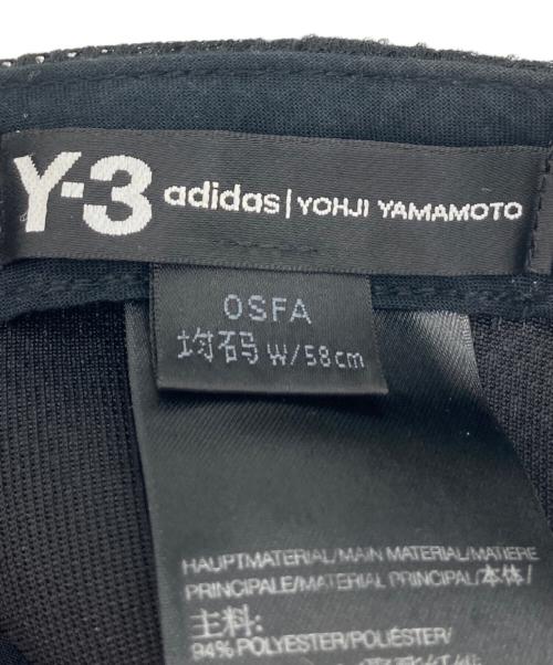 Y-3（ワイスリー）Y-3 (ワイスリー) ロゴメッシュキャップ ブラックの古着・服飾アイテム