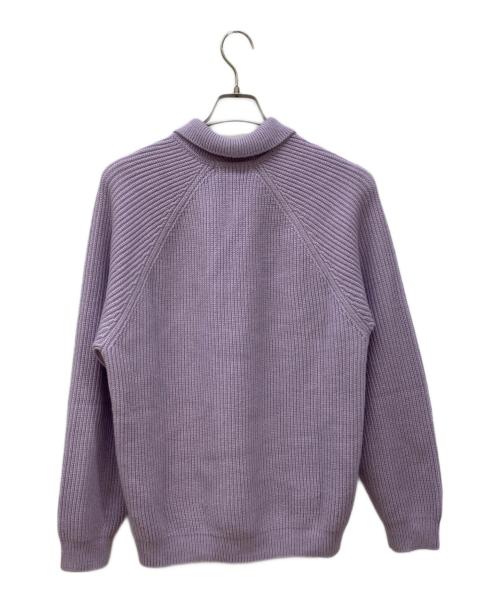SUPREME（シュプリーム）Supreme (シュプリーム) Small Box Polo Sweater/ニットポロシャツ ラベンダー サイズ:Ⅿの古着・服飾アイテム
