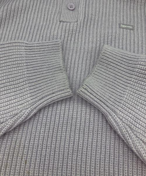 SUPREME（シュプリーム）Supreme (シュプリーム) Small Box Polo Sweater/ニットポロシャツ ラベンダー サイズ:Ⅿの古着・服飾アイテム