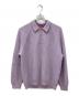 Supreme（シュプリーム）の古着「Small Box Polo Sweater/ニットポロシャツ」｜ラベンダー