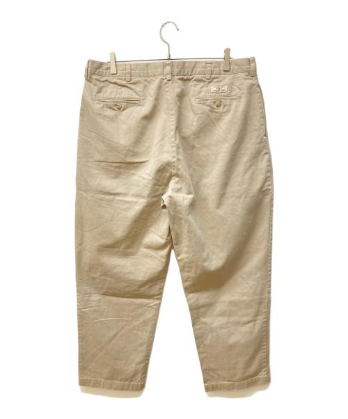 POLO RALPH LAUREN（ポロ・ラルフローレン）POLO RALPH LAUREN (ポロ・ラルフローレン) andrew/タックチノパンツ ベージュ サイズ:W40×L32の古着・服飾アイテム