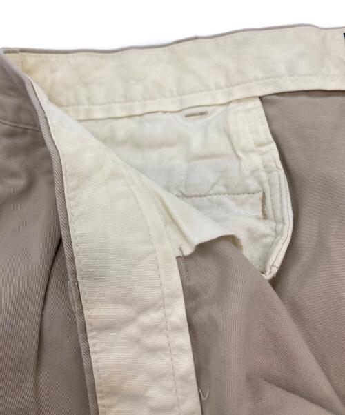 POLO RALPH LAUREN（ポロ・ラルフローレン）POLO RALPH LAUREN (ポロ・ラルフローレン) andrew/タックチノパンツ ベージュ サイズ:W40×L32の古着・服飾アイテム