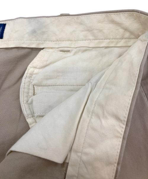 POLO RALPH LAUREN（ポロ・ラルフローレン）POLO RALPH LAUREN (ポロ・ラルフローレン) andrew/タックチノパンツ ベージュ サイズ:W40×L32の古着・服飾アイテム