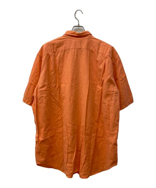 POLO RALPH LAUREN（ポロ・ラルフローレン）POLO RALPH LAUREN (ポロ・ラルフローレン) リネンコットンS/Sシャツ オレンジ サイズ:3XLの古着・服飾アイテム