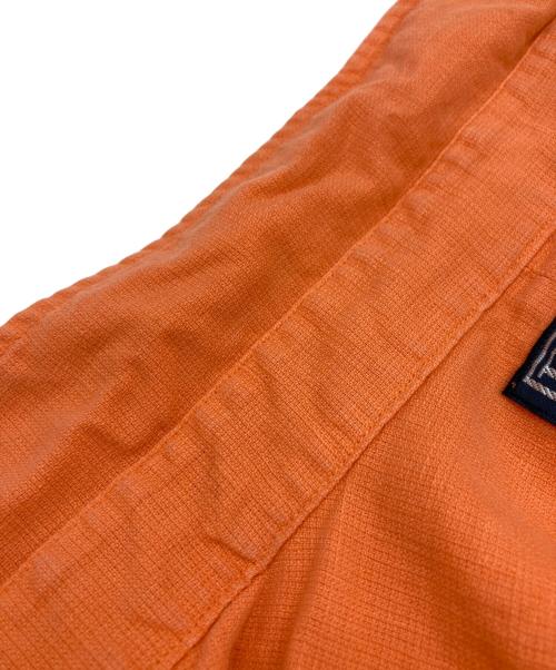 POLO RALPH LAUREN（ポロ・ラルフローレン）POLO RALPH LAUREN (ポロ・ラルフローレン) リネンコットンS/Sシャツ オレンジ サイズ:3XLの古着・服飾アイテム