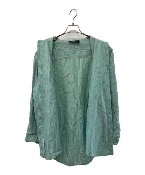Patagonia（パタゴニア）Patagonia (パタゴニア) ストライプシャツ グリーン サイズ:Ⅼの古着・服飾アイテム