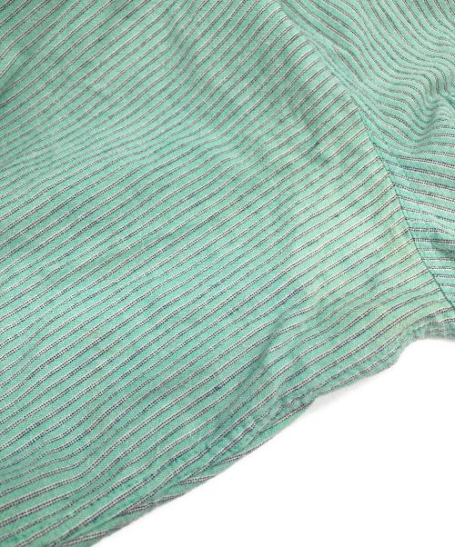 Patagonia（パタゴニア）Patagonia (パタゴニア) ストライプシャツ グリーン サイズ:Ⅼの古着・服飾アイテム