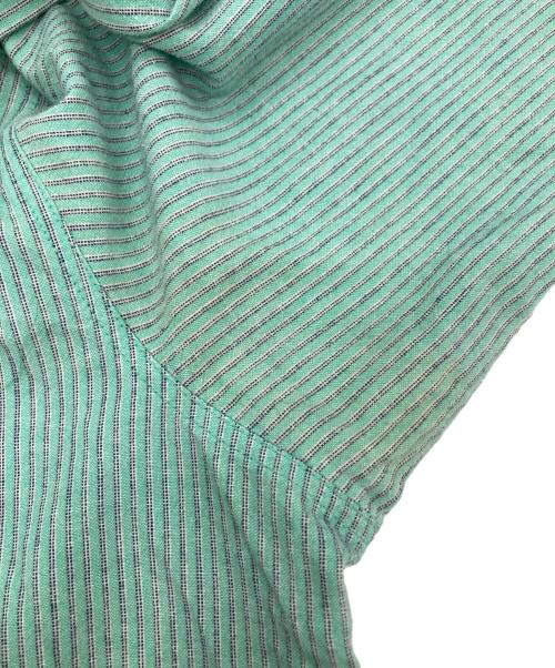 Patagonia（パタゴニア）Patagonia (パタゴニア) ストライプシャツ グリーン サイズ:Ⅼの古着・服飾アイテム