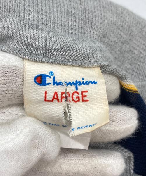 Champion（チャンピオン）Champion (チャンピオン) レーヨンブレンドラガーシャツ グレー サイズ:Lの古着・服飾アイテム