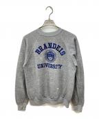 USEDユーズド）の古着「3段プリントラグランスウェット」｜グレー