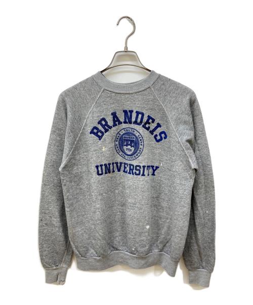 USED（ユーズド）USED (ユーズド) 3段プリントラグランスウェット グレー サイズ:-の古着・服飾アイテム