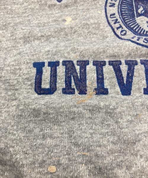 USED（ユーズド）USED (ユーズド) 3段プリントラグランスウェット グレー サイズ:-の古着・服飾アイテム