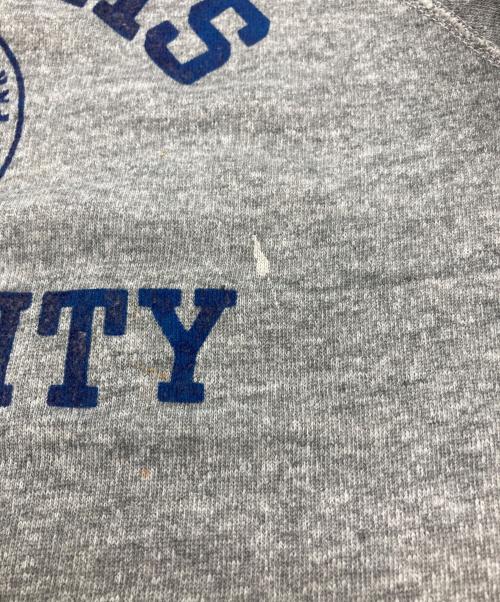 USED（ユーズド）USED (ユーズド) 3段プリントラグランスウェット グレー サイズ:-の古着・服飾アイテム