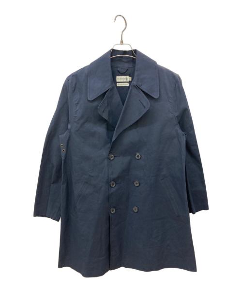 MACKINTOSH（マッキントッシュ）MACKINTOSH (マッキントッシュ) ハンドメイドゴム引きダブルコート ネイビー サイズ:Sの古着・服飾アイテム